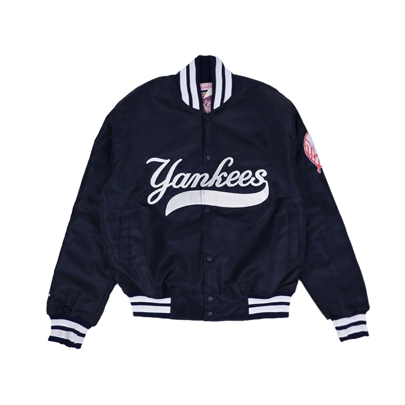 VARSITY JACKET YANKEES NAVY NEW YORK BASEBALL MLB TEAM VINTAGE