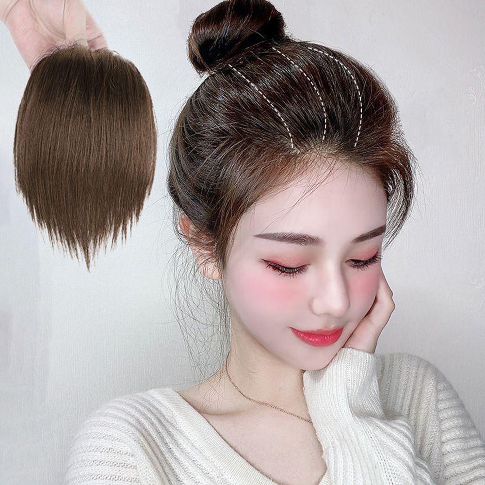 Mxbeauty Klip Poni Rambut Palsu Model Pendek Bahan Sintetis Aneka Warna