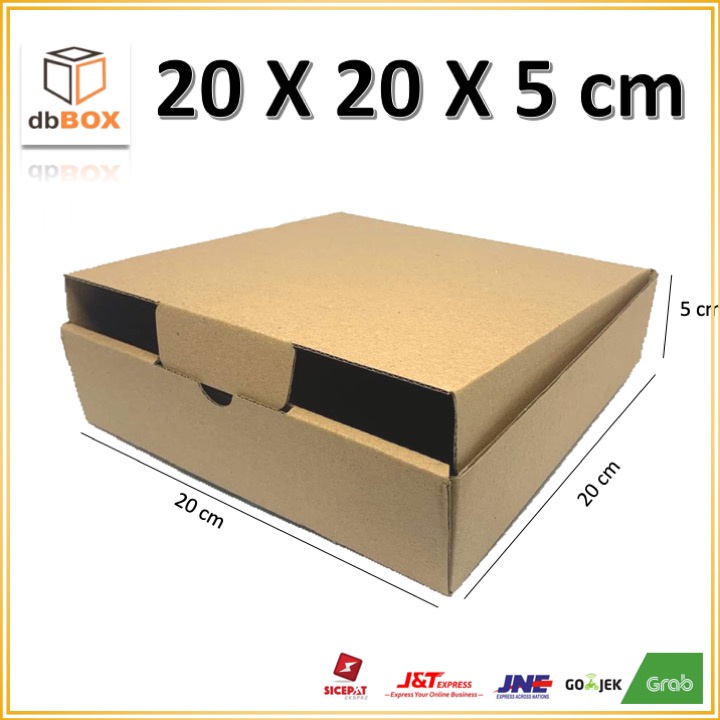 

Kardus 20x20x5 cm...-Die Cut kotak Kue tart -aksesoris-dl