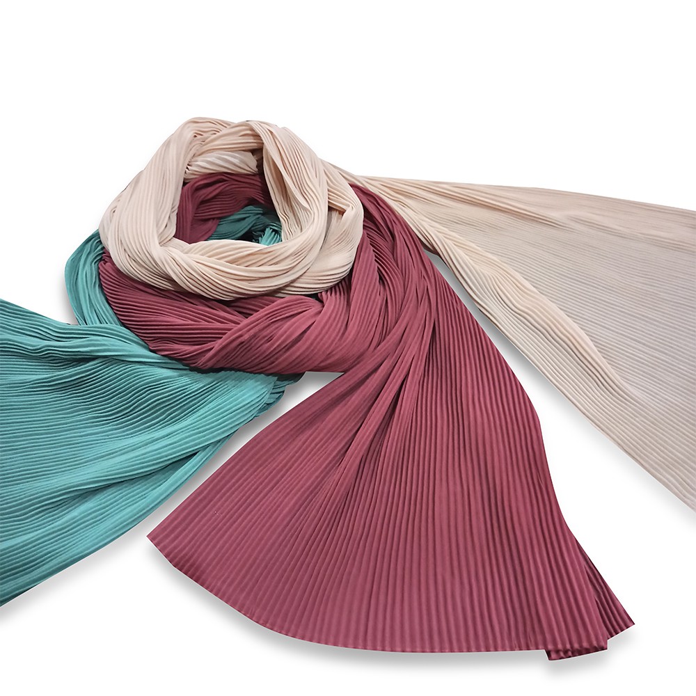 9.9 BEST!!PASHMINA FULL PLISKET 180x75 BABYDOLL PREMIUM /PASHMINA PLISKET LIDI /  PLEATED SHAWL-6