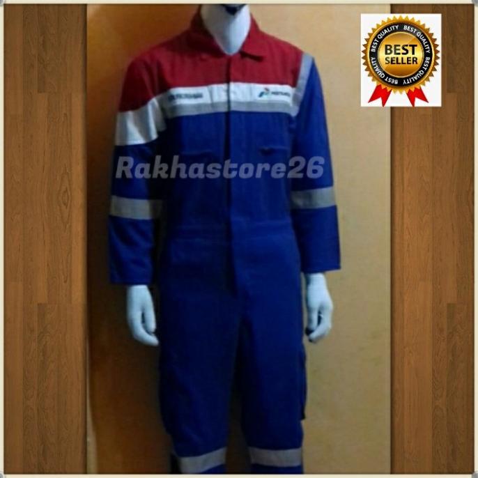 Wearpack Pertamina Nomex Original/Coverall Nomex Pertamina Dupont