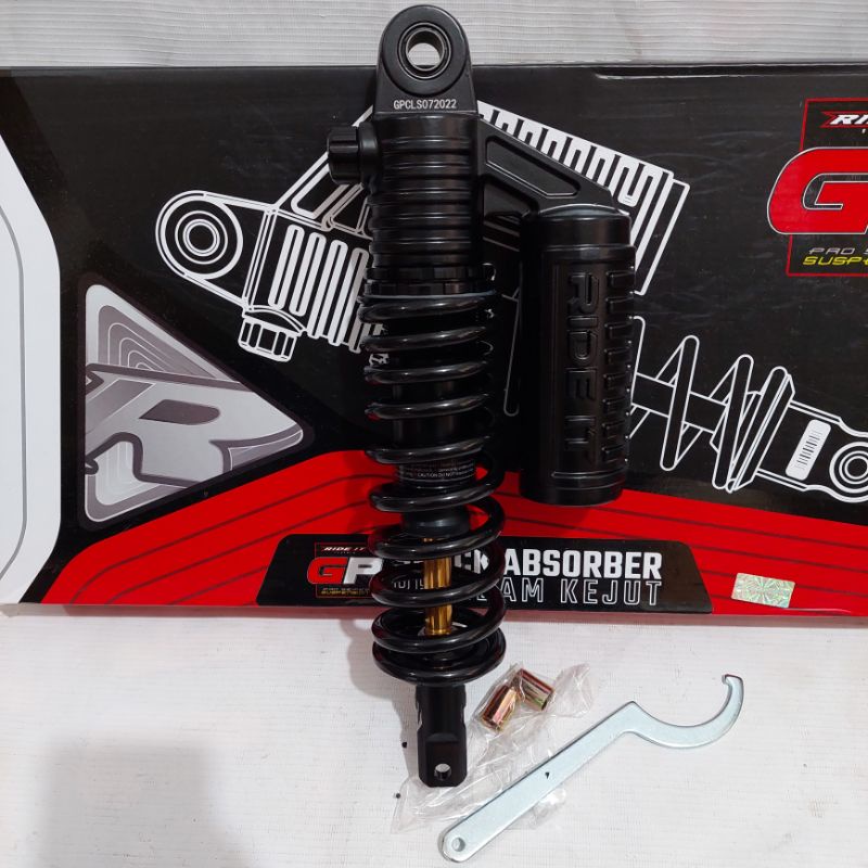 Shock Ride it GP Matic classic kyb Mio ,beat, Spacy , Vario 125, 150  Shock Tabung ride it Classic Double klik