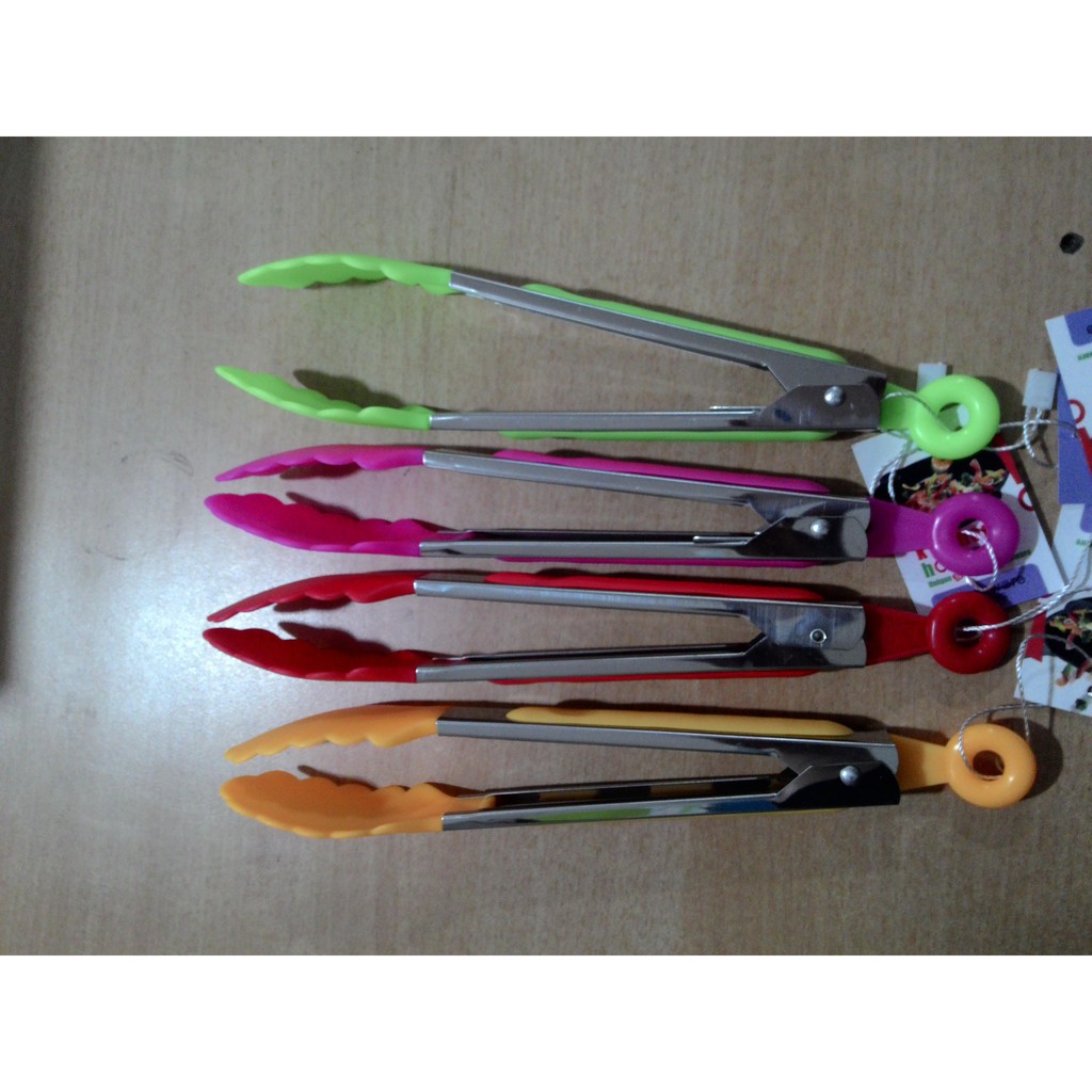 Capit Tong Warna KITCHEN HOUSE AM-0384K / Cooking Tong