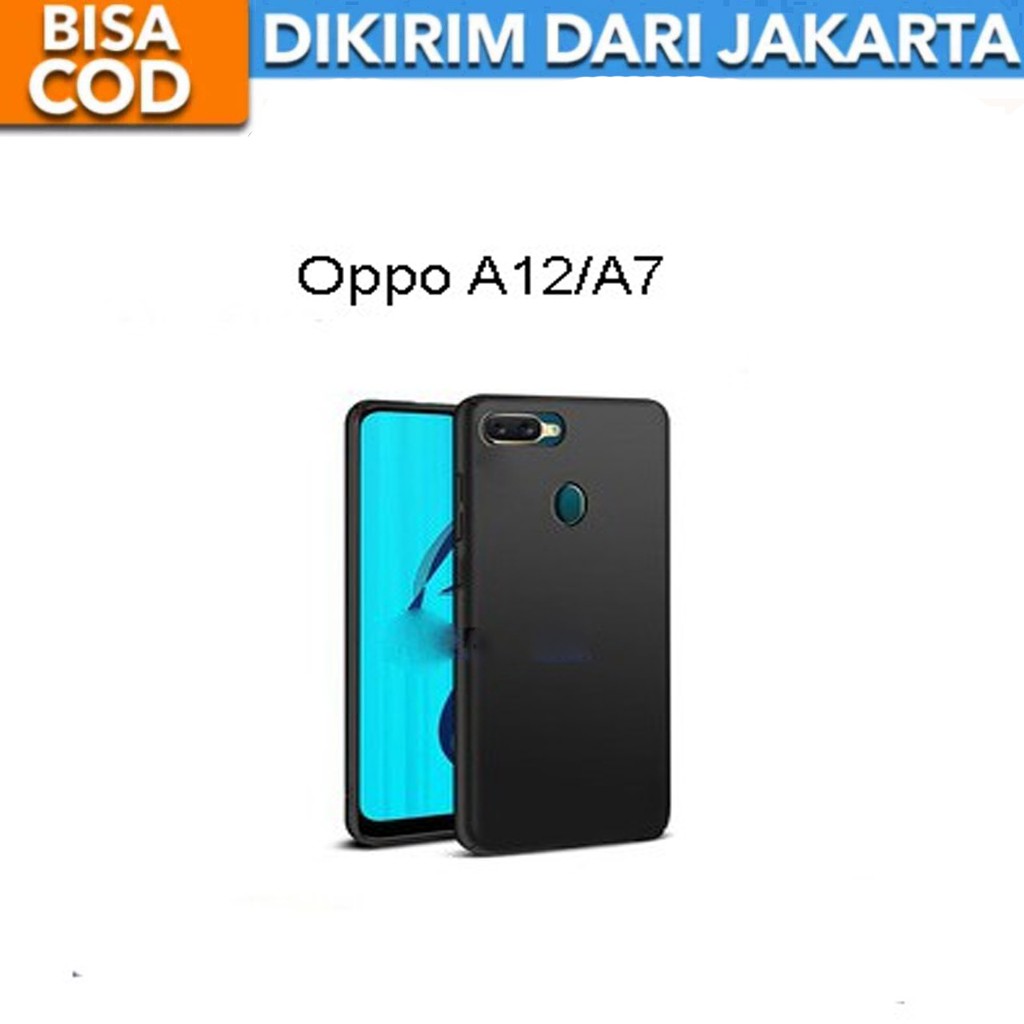 SoftCase Black Matte for Oppo A12/A7