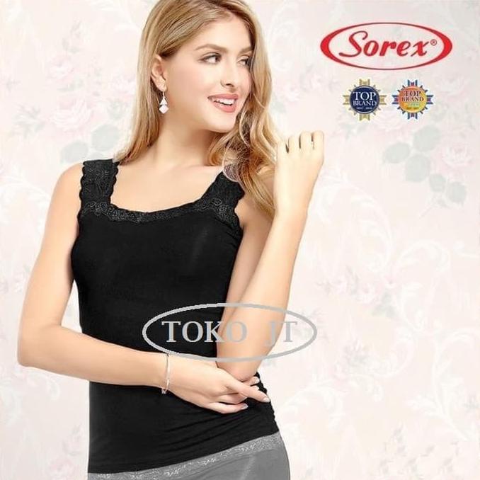 TANK TOP WANITA TANK TOP/ CAMISOL SOREX RENDA LEBAR 5001 TANKTOP WANITA