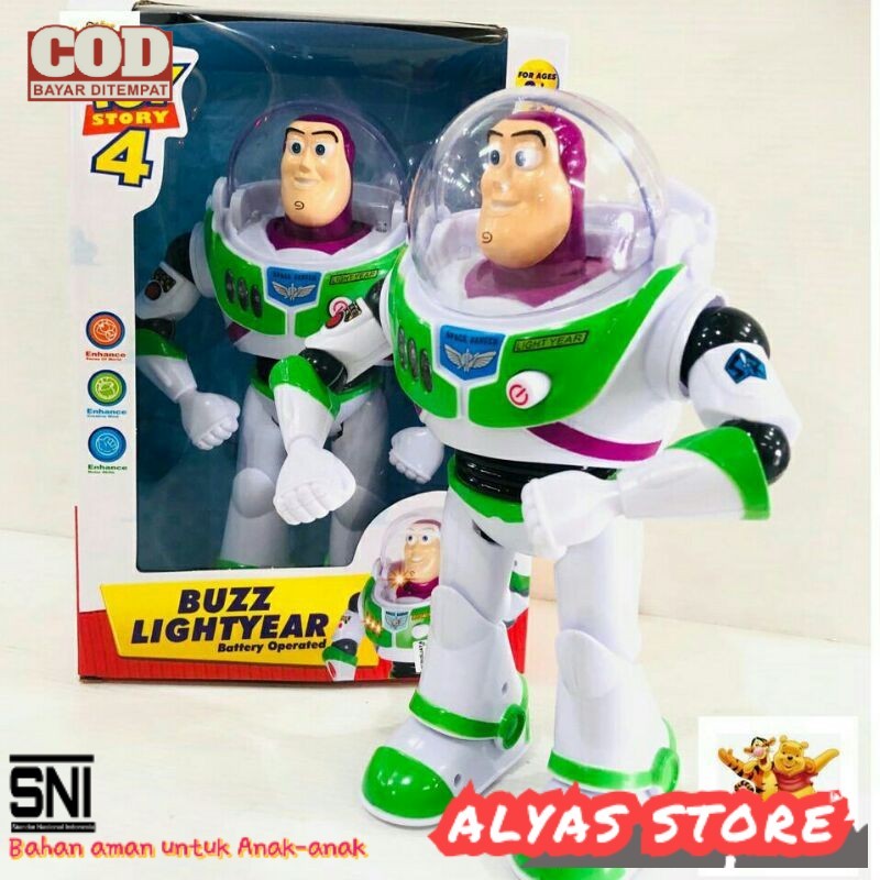 MAINAN FIGURE ROBOT TOY STORY BUZZ LIGHTYEAR