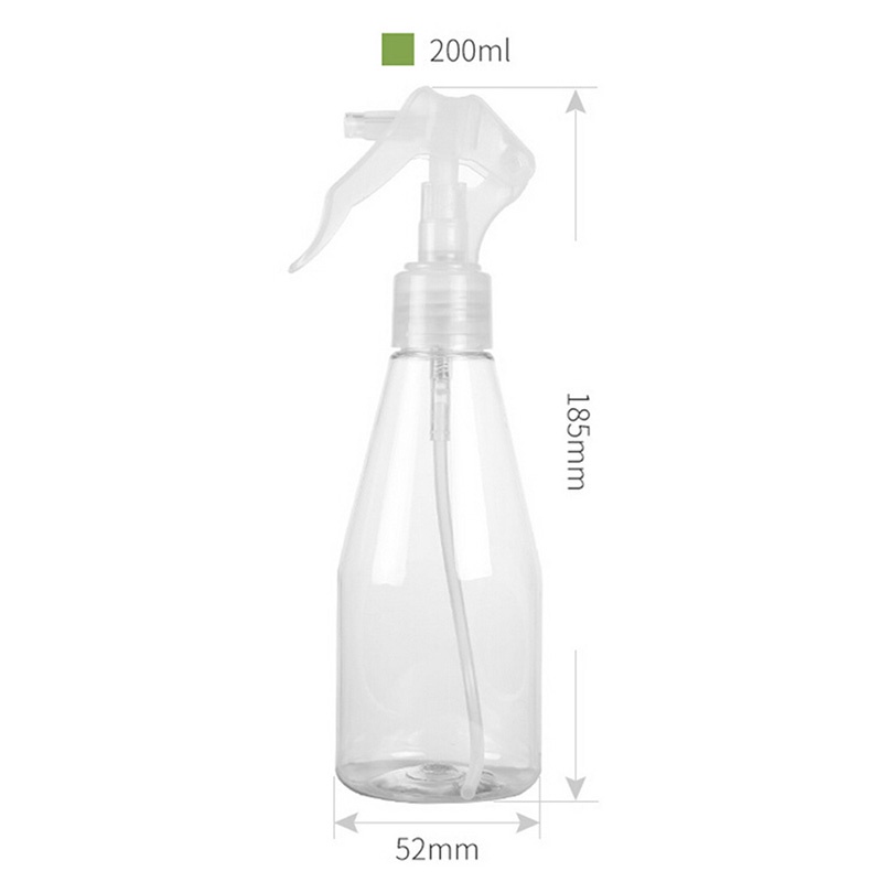 Botol Spray Kosong 200ml Bahan Plastik Bening Untuk Membersihkan Taman