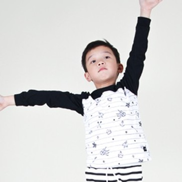 Celcius kids kaos anak lengan panjang Cool Icons Printed A8459K