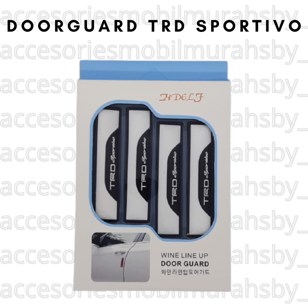 Doorguard Pelindung Pintu Mobil Karet Tulisan TRD Sportivo