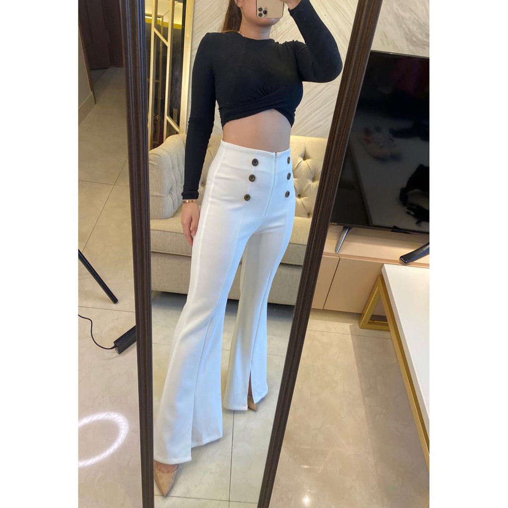 celana fashion scuba/ celana panjang kancing/ celana korean style Jessica Collection 544#