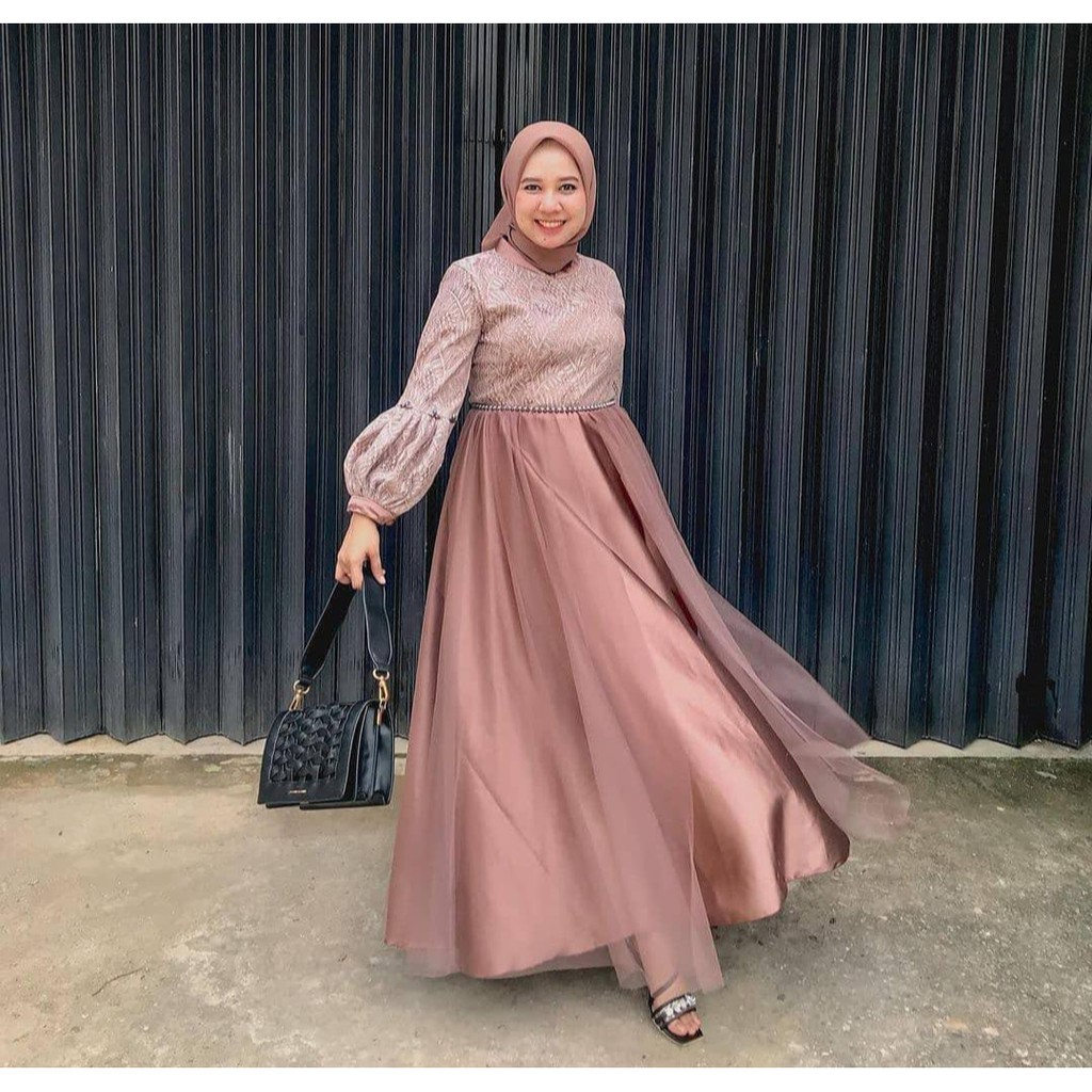 DRESS KONDANGAN ARUMI/GAMIS KONDANGAN