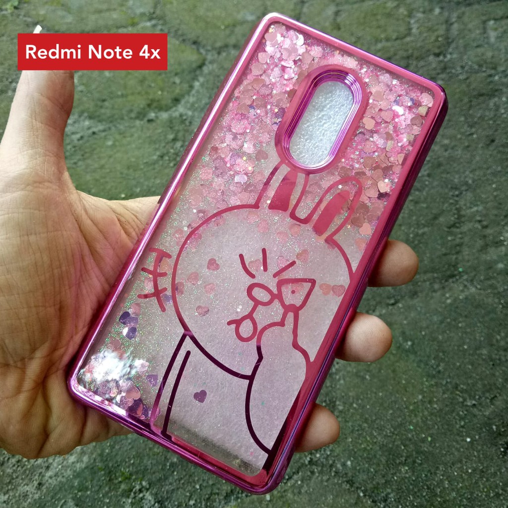 SALE Case Redmi Note 4x Water Gliter Cartoon Best Seller