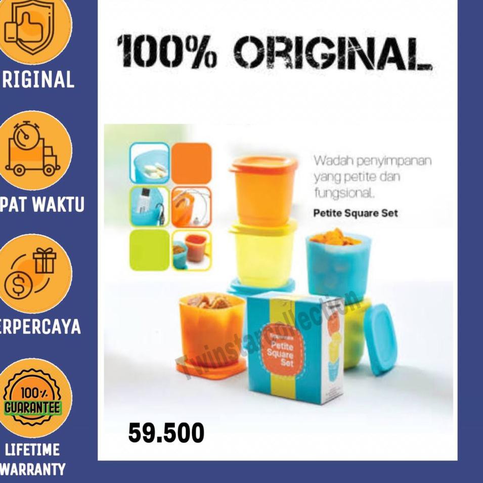 

Petite Square Set 80ml (6) Tempat Cemilan Makanan Ringan / Bubble wrap IWT