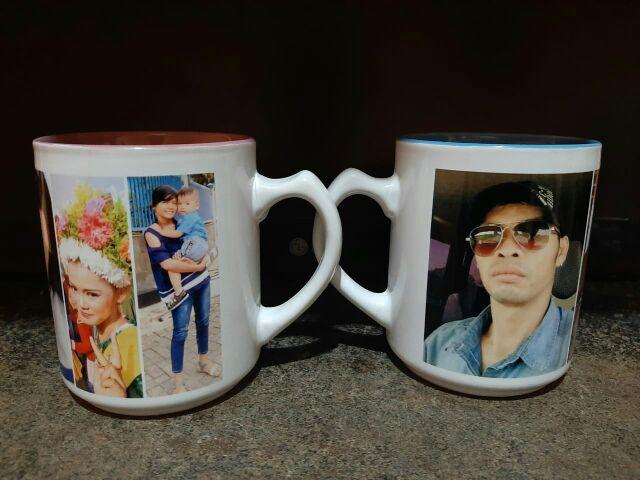 Msw-01 / Souvenir & Hadiah Mug Sablon Warna Custom Ada Foto Gambar Logo Sendiri