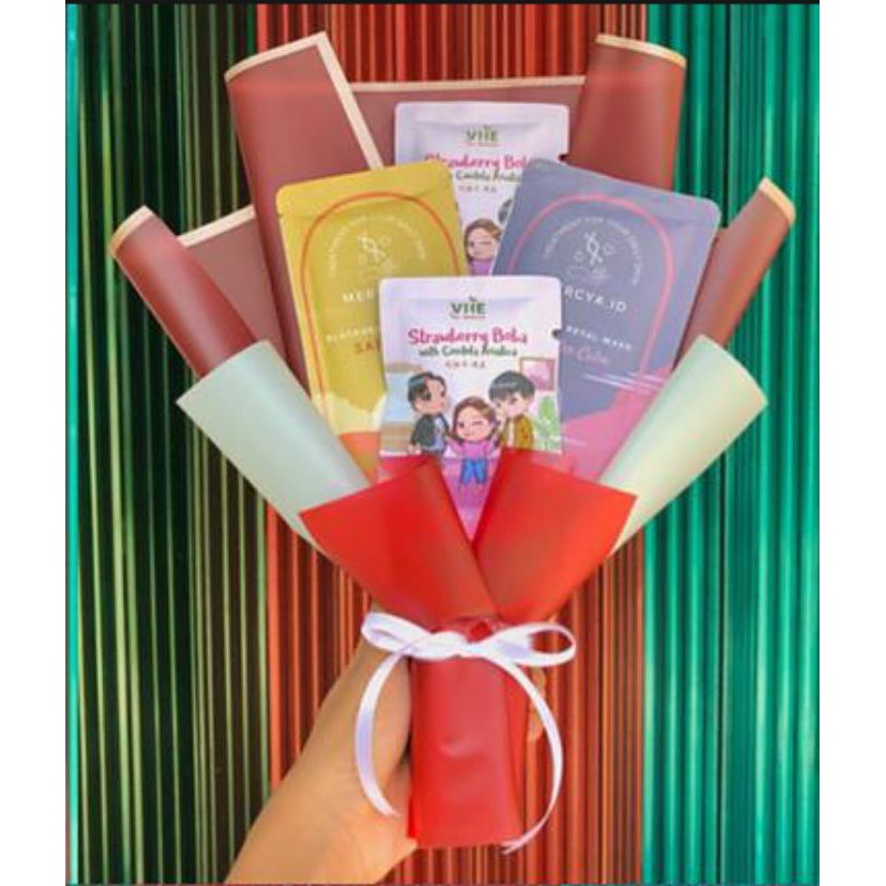 Buket masker bisa coustum