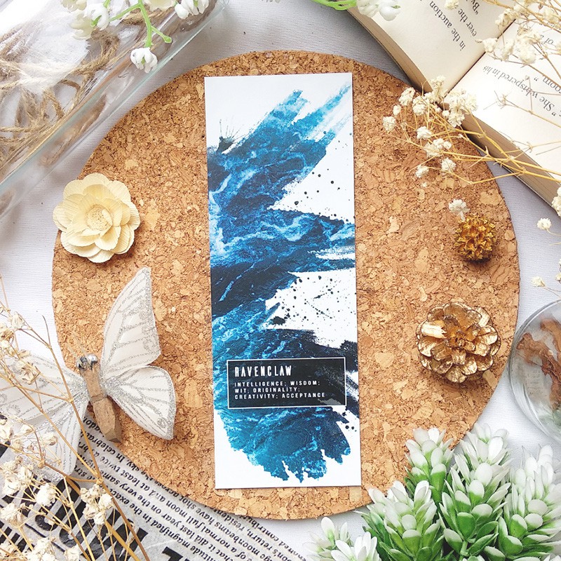 

Nature Hogwarts Houses - bookmark / postcard
