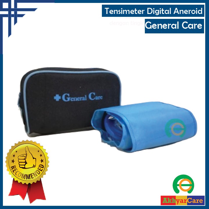 Tensimeter Alat Tensi Meter Aneroid General Care Biru Tes Cek Ukur Tekanan Darah Original
