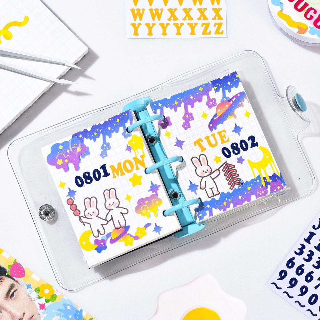 MXBEAUTY Number Sticker Multifungsi Self Adhesive Dairy Album DIY Craft Foto Alfabet Stiker
