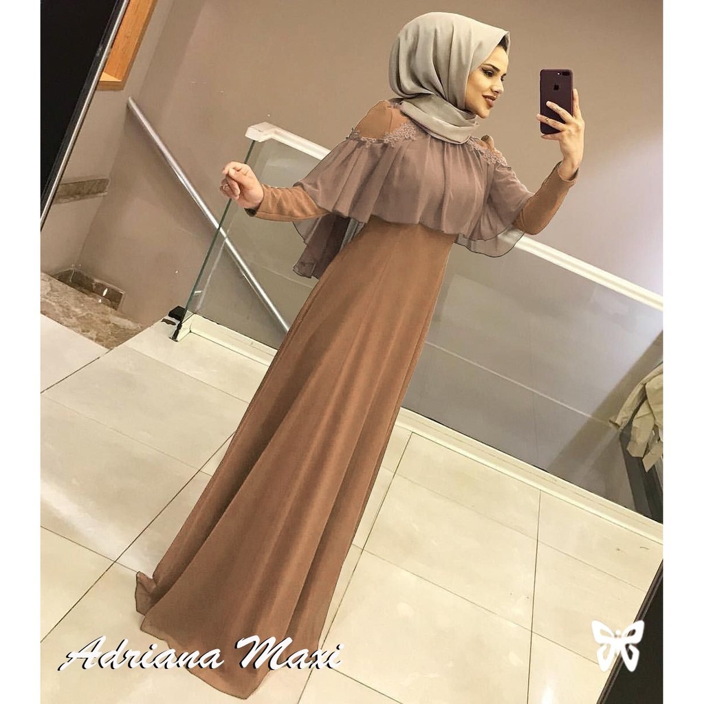 Promo hopy HOPYLOVY Maxi Dress Wanita Adriana Diskon murah