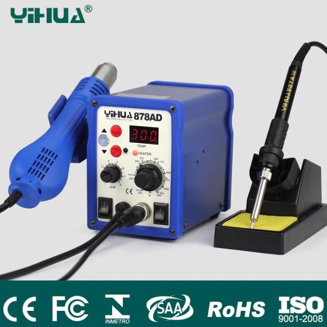 Blower Solder Uap Yihua 878Ad 2 In 1 Original