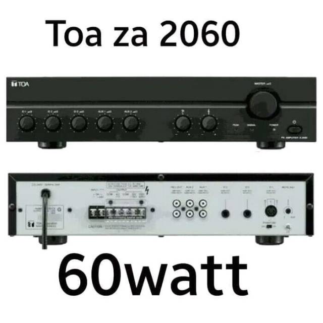 Ampli toaZA-2060.power ampli.origanal toa.60watt