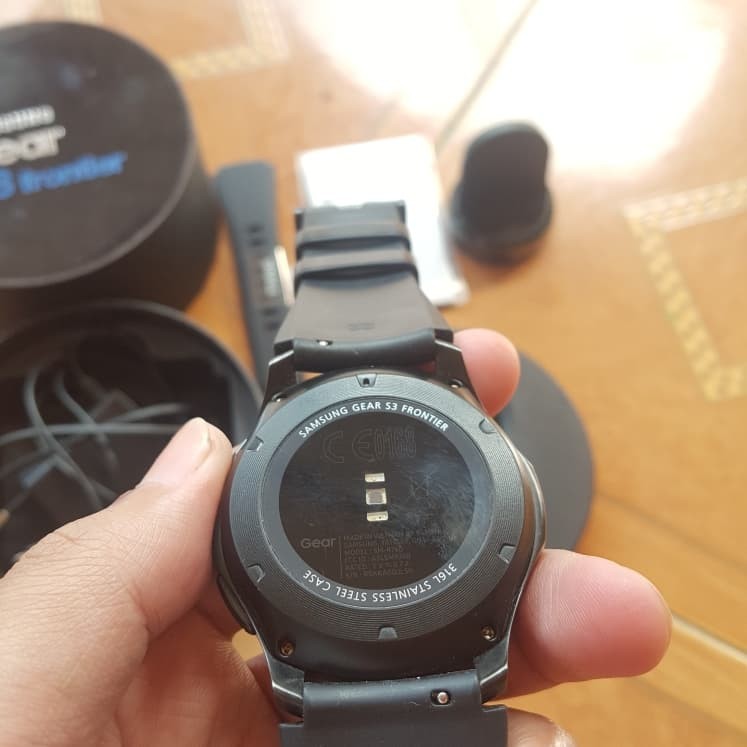 Jual Samsung galaxy Gear S3 Frontier Smartwatch 46mm Watch ex Garansi