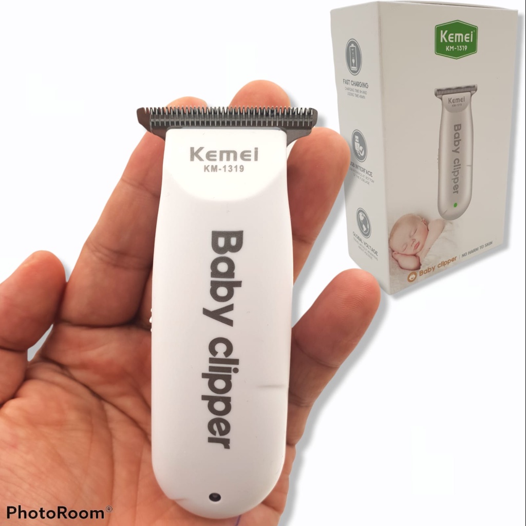 KEMEI KM-1319 / KM 1319 Baby Shaver - Alat Cuku Rambut Elektrik Untuk Bayi Dan Dewasa/ Hair Clipper