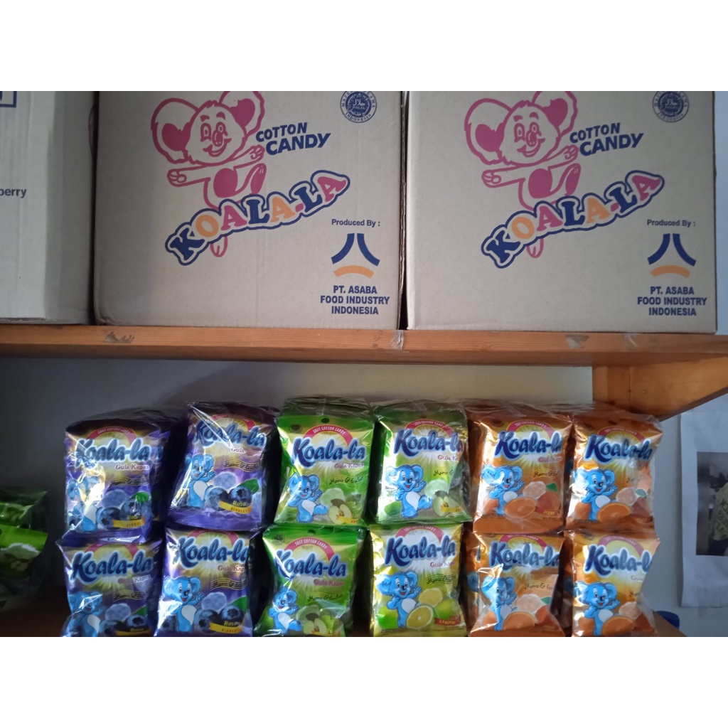 

Permen Koala - la Permen Kapas 1 Karton isi 6 Pack