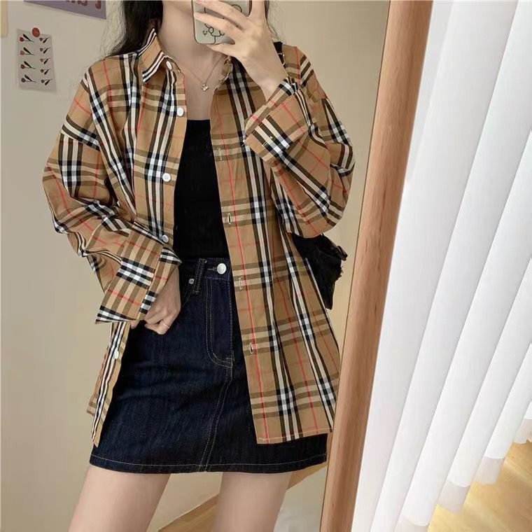 Kemeja Wanita Lengan Panjang / Kemeja Wanita Bahan Woolpeach