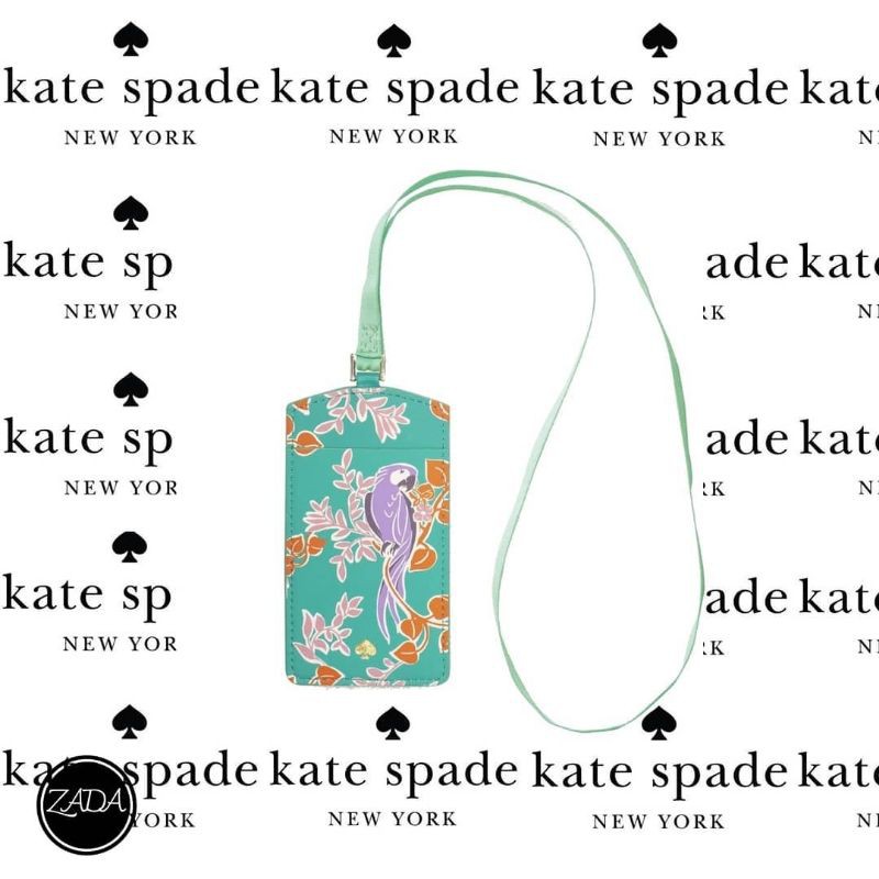 

KATE SPADE CARDCASE LANYARD BIRD PARTY