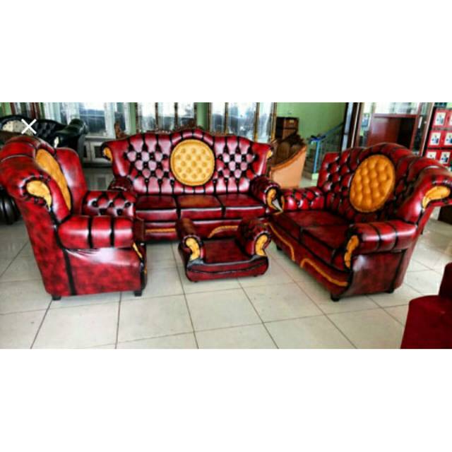 Jual Sofa jaguar matahari 321 jumbo+meja Shopee Indonesia