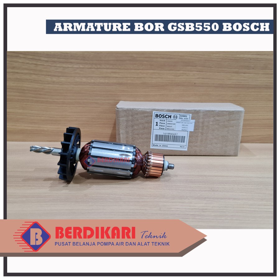 Original Anker / Armature for Bosch GSB 550 & GSB 1300