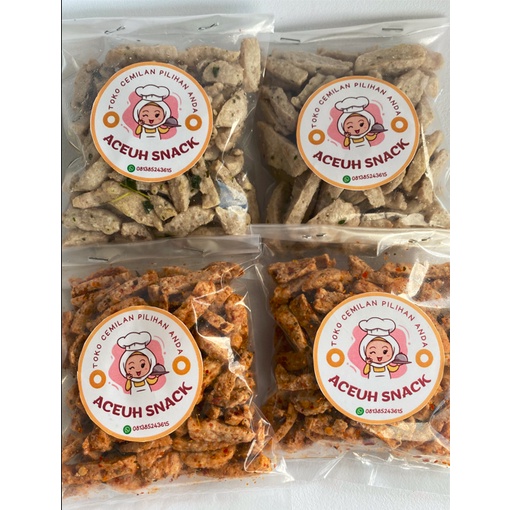 

Snack Cemilan Viral Pedas Basreng Daun Jeruk Original 50 gr