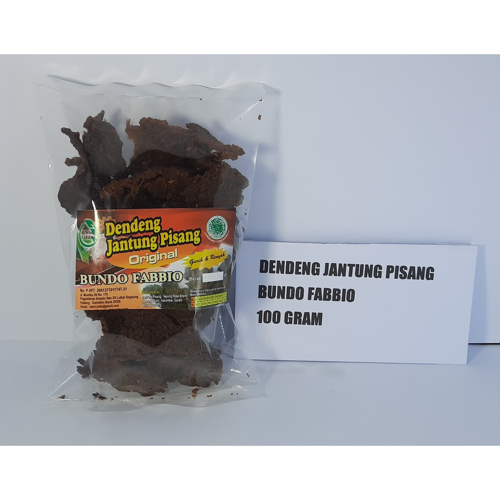 

Dendeng Jantung Pisang Original Bundo Fabbio