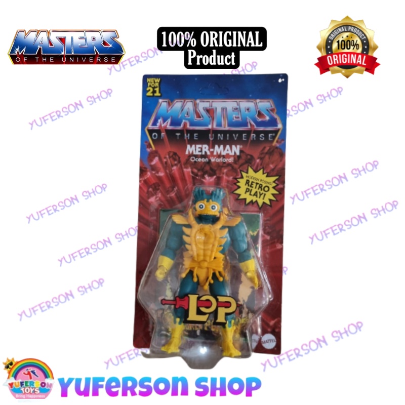 Masters of the Universe Origins MOTU MER-MAN LOP GNN84 Action Figure