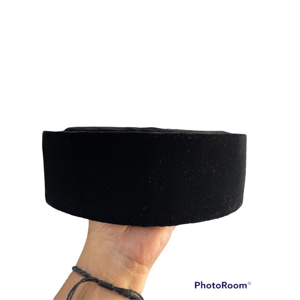 peci hitam polos aceh