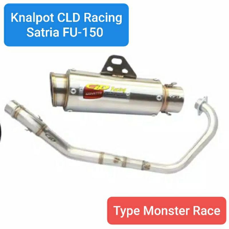 Knalpot CLD Racing Satria FU150 Karbu type Monster Race