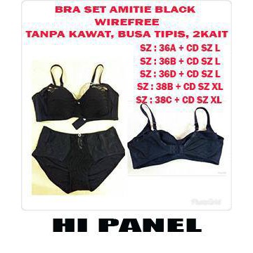 BS-BRA SET AMITIE BLACK