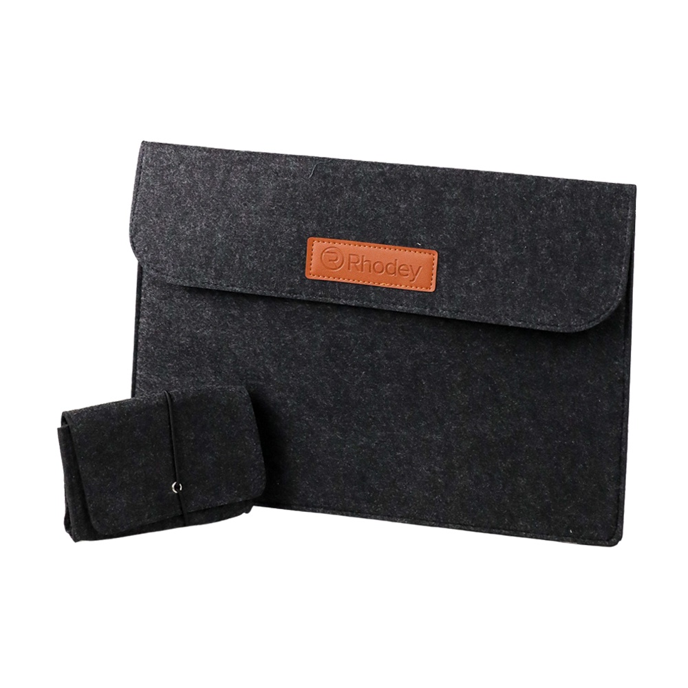 Sleeve Case Laptop Macbook 13 Inch with Pouch - AK01 - OMIPIYDG Dark Gray