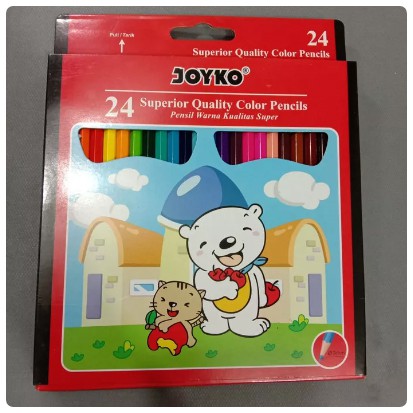 

Pensil Warna Joyko 24 Warna Superior Quality