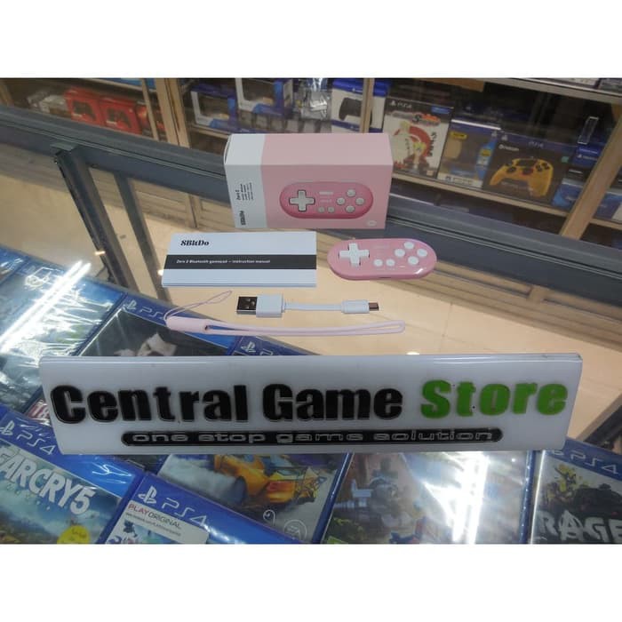 8bitdo Zero 2 Bluetooth Gamepad Pink Switch Pc Android Ios Shopee Indonesia