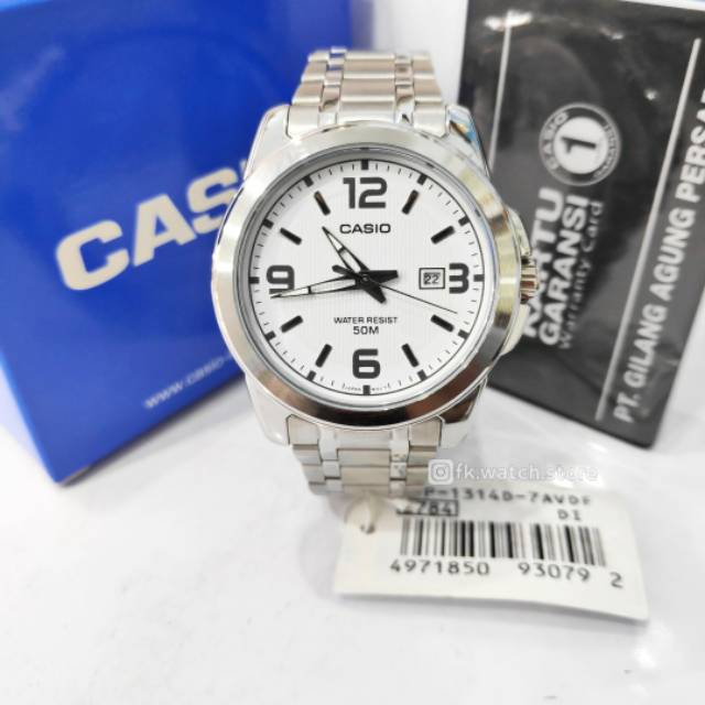 CASIO MTP-1314D-7AVDF / MTP1314D ORIGINAL Jam Tangan Pria CASIO Analog