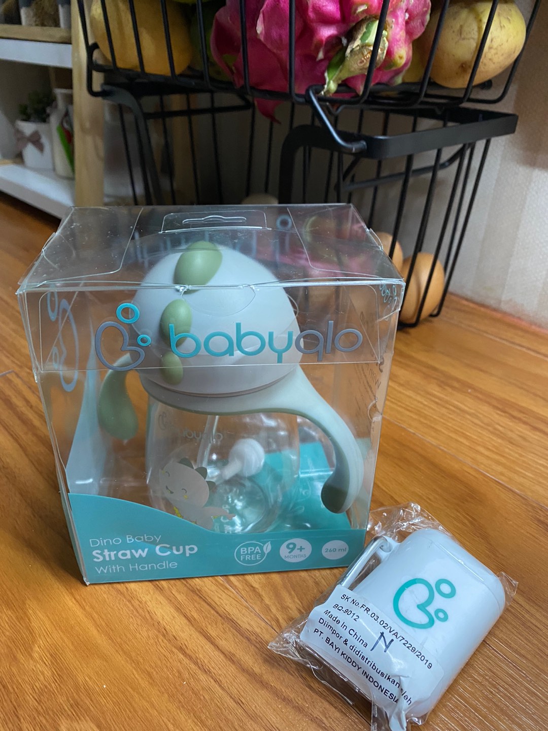 Babyqlo Travel Silicone Straw Set Bq - 9012