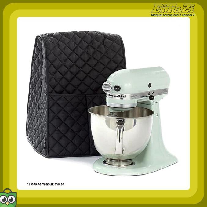 Kitchenaid Stand Mixer Cloth Cover - Sarung Penutup Mixer Kitchenaid - Hitam - Promo 