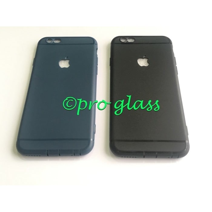 PAKET Ultrathin Matte Case Iphone 6/6+/7/7+ + Kabel Data Remax Rc008i