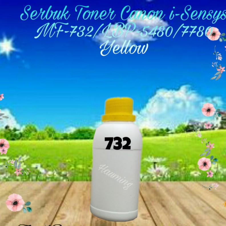 Serbuk Toner Canon MF-732 MF732 LBP-5480 7780 5480c 7780cdn 7780cx LBP5480 LBP7780 Yellow 1x Isi