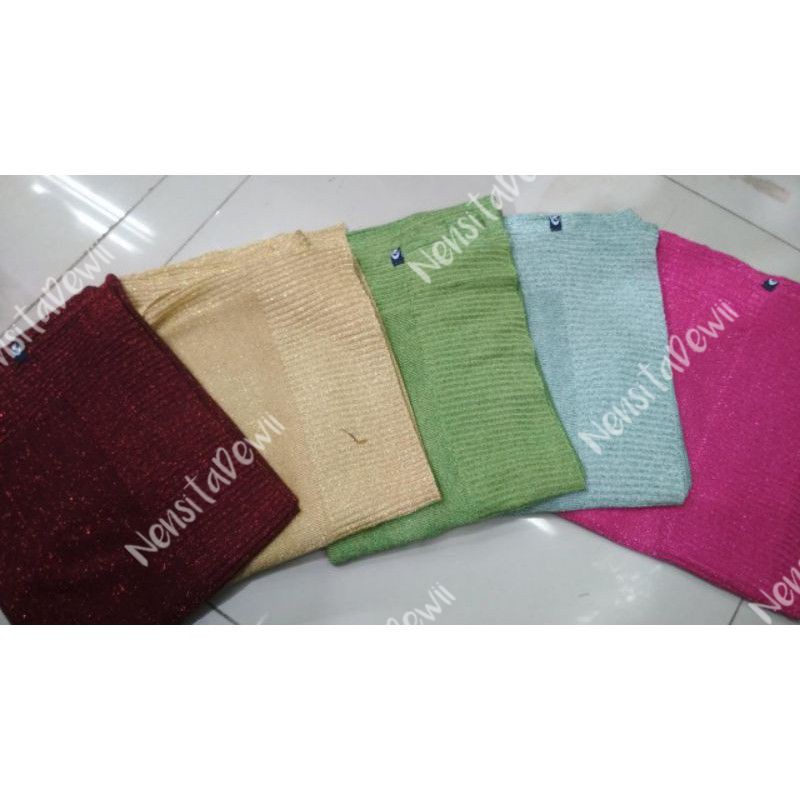 Pashmina Rajut Gliter / Pashmina Pengantin