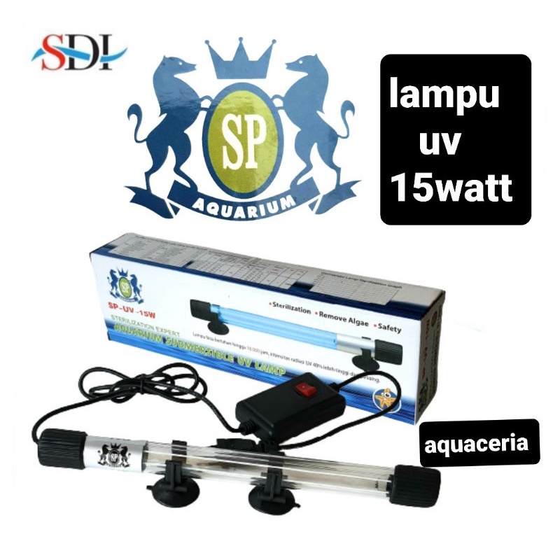 LAMPU UV 15 WATT LAMPU UV SP KUDA 15WATT LAMPU UV AQUARIUM KOLAM