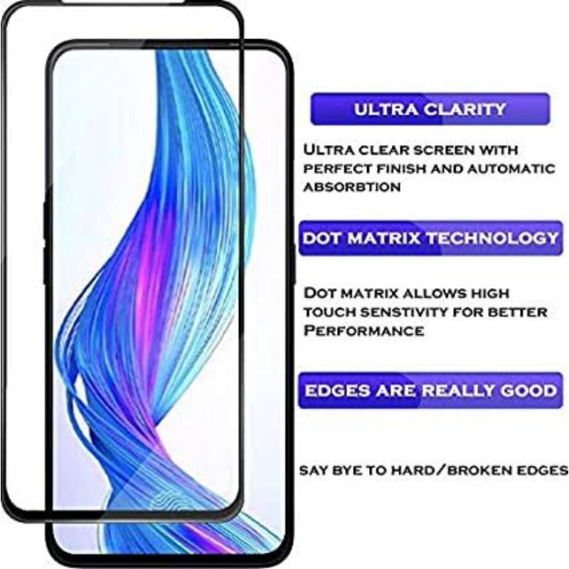 Tempered Realme X/Oppo K3 Full Cover Protector Quality