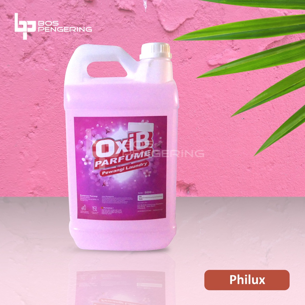 Pewangi Pakaian Laundry OxiB Parfum Aroma Philux 5Liter Soft Fresh